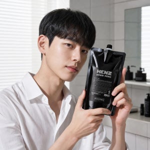 모카와 멘즈다운펌 남자 옆머리 잔머리 스트레이트 대용량 펌제 1000ml