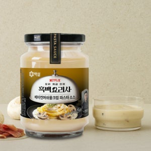 [나폴리맛피아 권성준] 백설 파스타소스 베이컨머쉬룸, 430g, 6개
