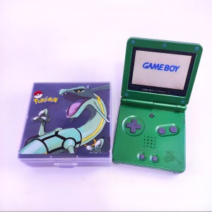 GBA SP 게임보이어드밴스sp 렉쿠자 백라이트 커스텀 제작 게임기 그림자