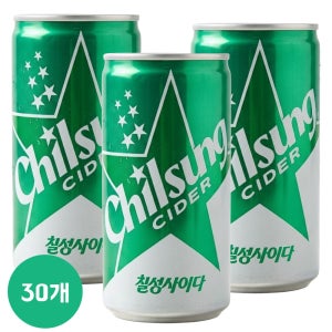 [동승12시발송] 칠성사이다 플레인, 190ml, 30개