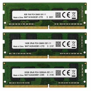 노트북용 램 DDR4 PC4-25600 (3200Hz) 메모리 RAM 8GB, 1개