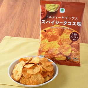 일본 패밀리마트 또르띠아칩 나초칩 스파이시 타코맛 81g