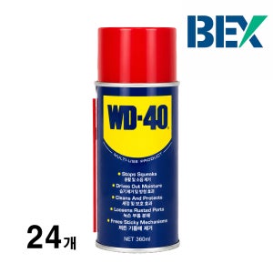 WD-40 윤활 방청제 일반 360ml 24개 1박스 / 녹방지 보호 잡소리 제거 스프레이