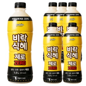 팔도 비락식혜 제로 1.5L, 6개