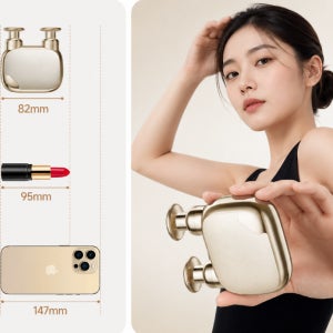 아리나리 듀얼헤드 미니 마사지건 휴대용 무선 전동 안마기 마사지기 2종