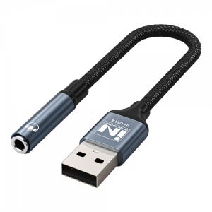 인네트워크 IN-UST4 USB-A to 3.5 스테레오 메탈 사운드카드 [INV204]