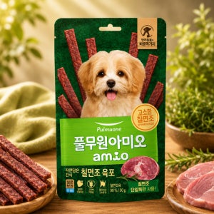 풀무원 아미오 자연담은 칠면조 육포, 50g, 1개