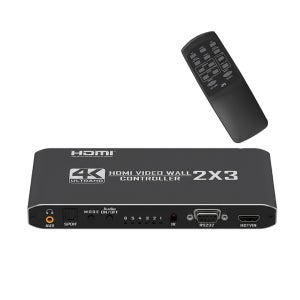멀티비전 4K HDMI 2x3 비디오월 화면분할기 대형 TV 여러개출력 COU847