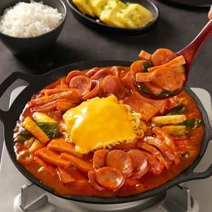 프리미엄 부대찌개 밀키트 간편국 즉석 국물 요리 실온보관 교동 450g 1개