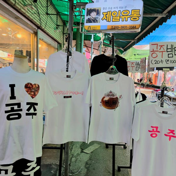 공주 지역티셔츠 3종