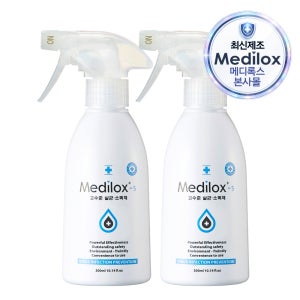 메디록스 S 일반용 고수준 살균소독 탈취제 300ml 2개