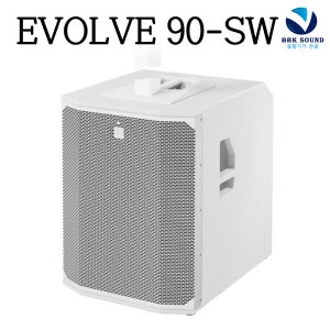 EV EVOLVE90-SW 파워드 서브우퍼 스피커 18인치 버스킹용 교회용 흰색