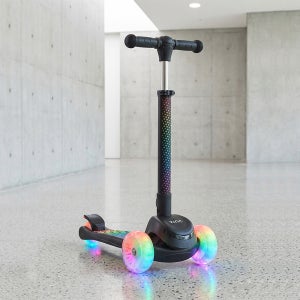 징크 LED 메가샤인 어린이 킥보드 자체발광 유아 초등학생 씽씽카 마이크로 모듈 3in1