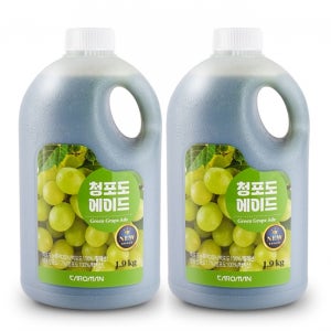 까로망 청포도 에이드 1.9kg 2개세트