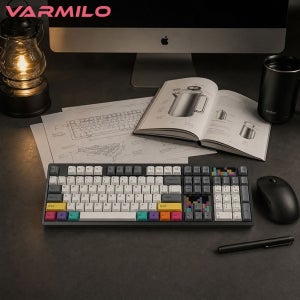 바밀로 VA100 핫스왑 기계식 키보드 CMYK, 프레스티지 보이스축