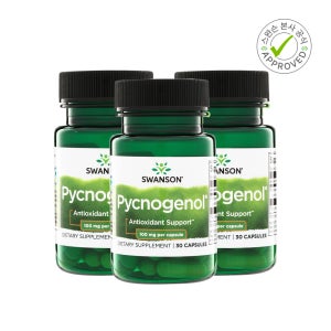 스완슨 울트라 피크노제놀 100mg 30정, 3개