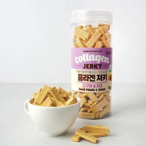 [유통기한임박] 닥터케어누트 강아지 져키저분자 콜라겐 관절케어 고구마 치즈, 1kg, 2개