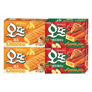 오리온 오뜨 애플파이 175g+치즈 144g 2개씩 (총 4개)