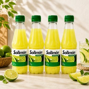 솔리몬 스퀴즈드 라임즙 라임원액 에이드 하이볼 500ml, 4개