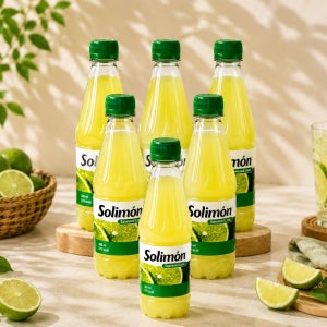 솔리몬 스퀴즈드 라임즙 라임원액 에이드 하이볼 500ml, 6개