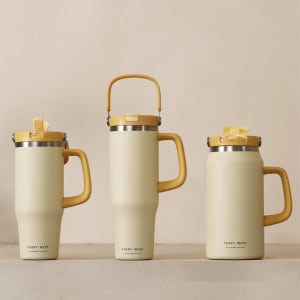 스텐 텀블러 보온 보냉 대용량 손잡이 아이스 완전 밀폐 템블러 콜드컵 900ml 기본형