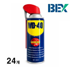 WD-40 윤활 방청제 450ml 스마트스트로우 1박스/녹방지 보호 잡소리 제거 스프레이