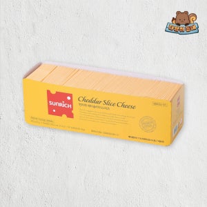 썬리치 체다 슬라이스 치즈 1.8kg(100매) 토스트 샌드위치 토핑 썬리취