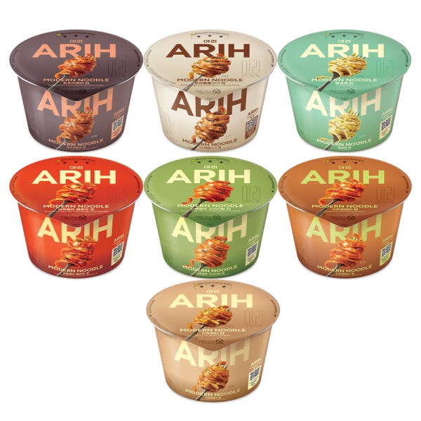 아리 ARIH 모던누들 컵라면 1+1 선택