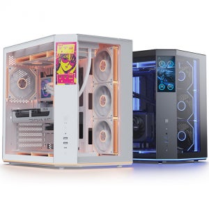 앱코 UD51L 엑시드 LCD 강화유리 ARGB BTF (블랙)