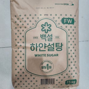CJ 백설 하얀설탕 15kg, 1개