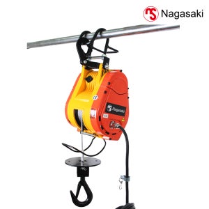 나가사키 미니 전동 윈치 와이어 호박 리프트 도르레 윈치 크레인 NS-250A