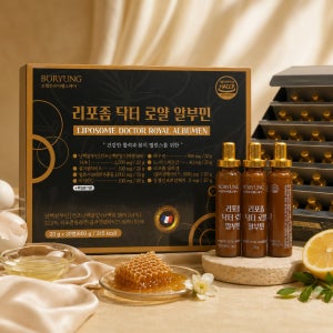 보령컨슈머헬스케어 리포좀 닥터 로얄 알부민 발효사슴태반추출물 30병 1개월분