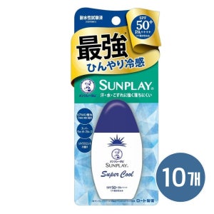 로토제약 멘소래담 선플레이 선케어 슈퍼 쿨 선크림 30g, 10개