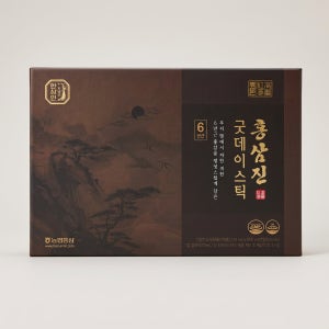 한삼인 홍삼진 굿데이스틱 면역력 증진 피로 개선 쇼핑백 포함 60포 1박스