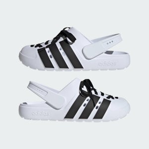 아디다스 Adilette Clog 2.0 슬리퍼 남녀공용 샌들 화이트 JR4027