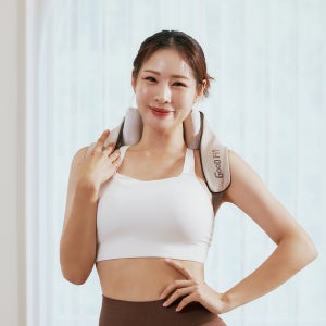 굿핏 어깨마사지기 GOOD-M5 온열 무선 핸즈프리 마사지기계 목 어깨 승모근 안마