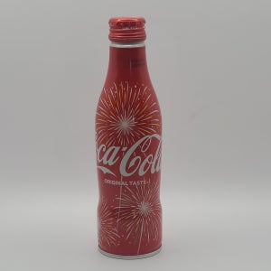 코카콜라 일본 2017년 불꽃놀이 에디션 250ml 알루미늄 보틀 1병 한정판