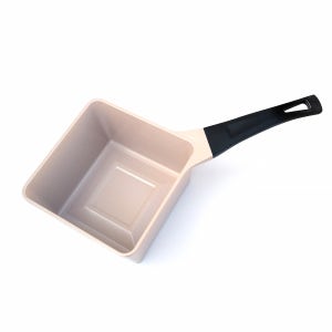 [특허] 신박한 고화력 사각 라면냄비 세라믹 1인용 2인용 가스용 라면 한손 사각 냄비 편수