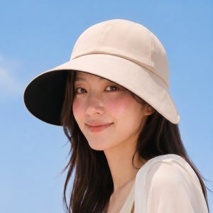 바이미니멀 자외선차단모자 여성 챙넓은 와이드챙 햇빛가리개 모자