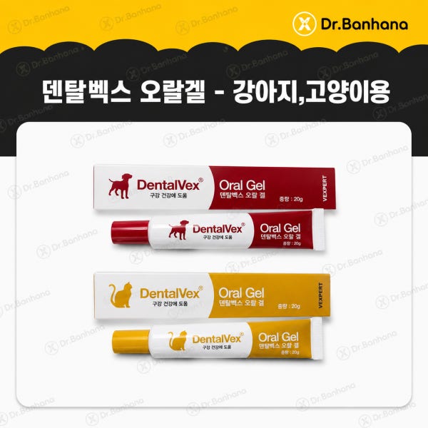덴탈벡스 오랄겔 강아지 고양이용 동물병원 구강 질환 보조제 아이스팩