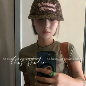 레오파드 캠프캡 스냅백 남성 여성 공용 유니섹스 대두 모자 볼캡