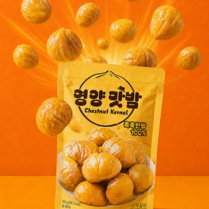 매일 부담없이 즐기는 촉촉한 영양 맛밤 건강간식 아이간식 제품 50g, 30개