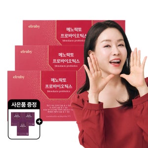 [휴온스N] 메노락토 김정난 박미선 갱년기유산균 YT1 매노락토 90캡슐 3박스(9개월) + 징코12일 3박스+쇼핑백 3장