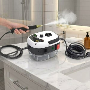 소형 가정용 주방 스팀청소기 고온고압 레인지 후드 에어컨 청결기 화이트 2500W