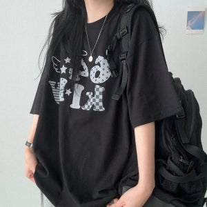 키치 엔젤 오버핏 박스티 여름 반팔티 y2k 코디 (3color)