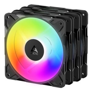 ARCTIC P12 Pro ARGB Reverse 서린 (3팩, 블랙)