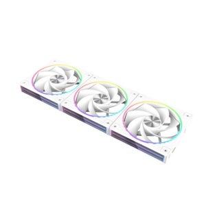 잘만 ZM-DF120R PWM ARGB 데이지체인 리버스팬 (3팩, 화이트)