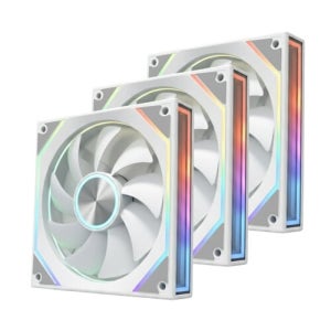 JBCNC X120 PRO 인피니티 ARGB PWM 리버스 (3팩, 화이트)