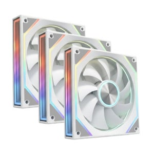 JBCNC X120 PRO 인피니티 ARGB PWM (3팩, 화이트)