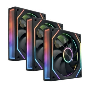 JBCNC X120 PRO 인피니티 ARGB PWM (3팩, 블랙)